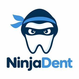 NinjaDent, the Hidden Tooth wearing a blue ninja mask